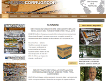 Tablet Screenshot of mundocorrugador.com